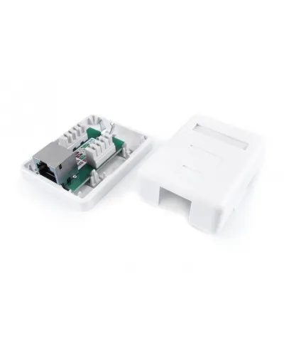SB1-1-8P8C-C6-SH-WH. Розетка RJ-45. Hyperline в Красноярске