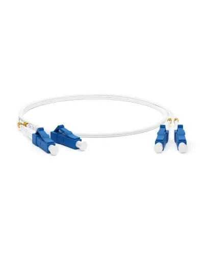 FC-D2-9A1-LC/UR-LC/UR-H-1M-LSZH-WH. Патч-корд волоконно-оптический LC-LC. Hyperline в Красноярске