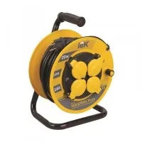 УК30 4 места 30м (WKP15-16-04-30-44). Удлинитель на катушке Industrial plus. IEK