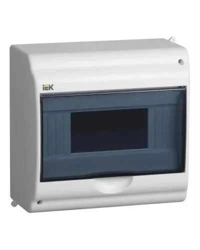Корпус пластиковый КМПн 2/9-1 IP31 белый KREPTA 3 (MKP42-N-09-31-01). Щиток модульный с прозрачной дверцей, настенный. IEK в Красноярске