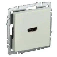 Розетка HDMI РHDMI-0-БрКр бежевый BRITE (BR-H10-K10). Розетка HDMI. IEK