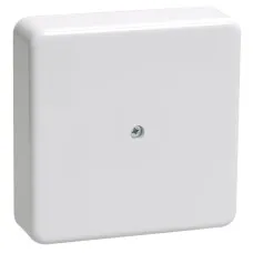 Коробка распаячная КМ41212-01 75х75х20 открытой проводки (6 клемм 6 мм²) белая (UKO10-075-075-020-K01). Коробка распаячная безгалогенная (HF). IEK