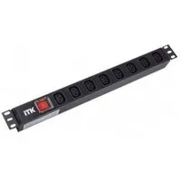 PH12-8C133. Блок розеток 19”. ITK