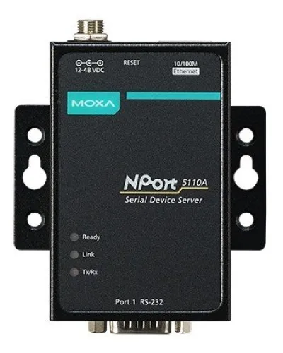 NPort 5110A. 1-портовый асинхронный сервер. MOXA в Красноярске