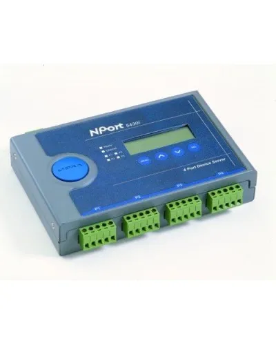 NPort 5430I. 4-портовый асинхронный сервер. MOXA в Красноярске