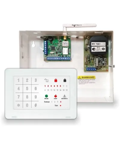 NV 1010c/8524. Устройство оконечное объектовое приемно-контрольное c GSM коммуникатором. NAVIgard в Красноярске