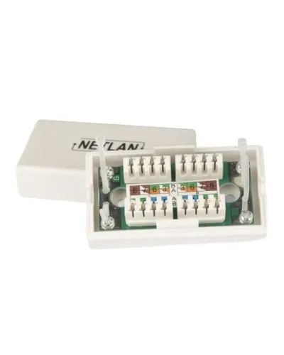 EC-UCB-IDC-UD2-WT-10 (10 шт). Проходной соединитель. NETLAN в Красноярске