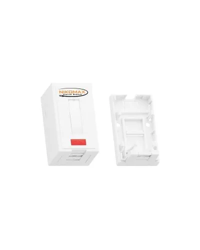 NMC-MB1P-ST-WT. Корпус настенной розетки. NIKOMAX в Красноярске