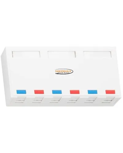 NMC-MB6P-ST-WT. Корпус настенной розетки. NIKOMAX в Красноярске