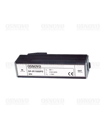 SP-IP/1000PD. Устройство грозозащиты цепей Ethernet. OSNOVO в Красноярске