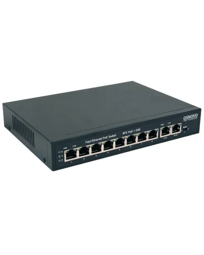 SW-20820(120W). Коммутатор 10-портовый  Gigabit Ethernet с PoE. OSNOVO в Красноярске