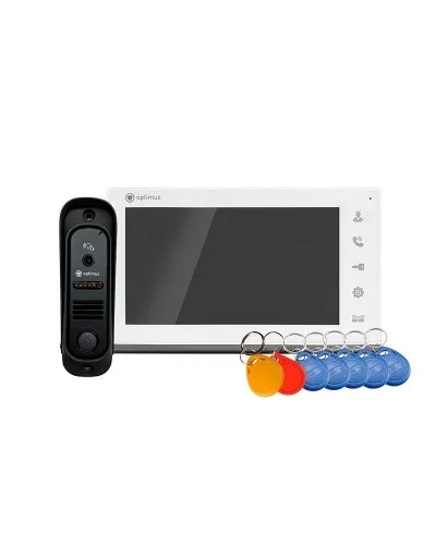 Leader 2.0 IK-7.0 (w+b). Комплект видеодомофона. Optimus в Красноярске