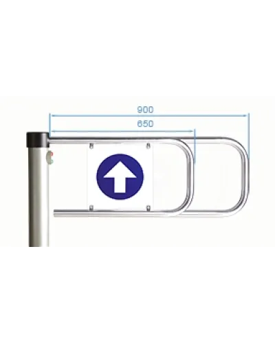 PERCo-ASG-650. Створка для калитки. PERCo в Красноярске