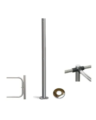 PERCo-BH02 2-16 с крышкой. Стойка с отверстием под стопорный механизм поворотной секции. PERCo в Красноярске