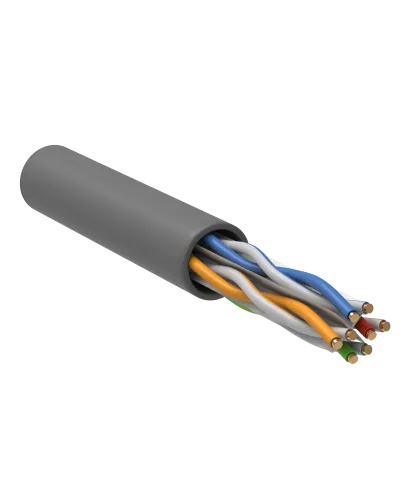U/UTP, CAT 6, ZH нг(А)-HF, 4PR, 23AWG, INDOOR, SOLID, серый, 305 м, REXANT (01-0067). Кабель «витая пара» (LAN) для структурированных систем связи. Rexant в Красноярске