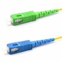 Патч-корд оптический переходной (SM), 9/125 (OS2), SC/APC-SC/UPC, (Simplex), LSZH, 5м REXANT (50-2053): Патч-корд оптический