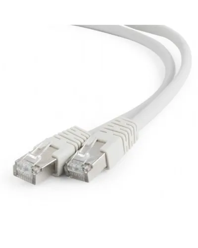 Патч-корд F/UTP RJ45-RJ45, CAT 5e, ZH нг(А)-HF, серый, 1м REXANT (18-8002-1). Патч-корд FTP. Rexant в Красноярске