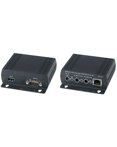 HE02. Комплект для передачи HDMI-сигнала и RS232. SC&T в Красноярске
