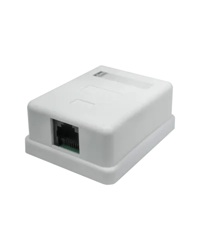 Розетка настенная RJ-45, 8P8C, Cat.5e, 1 порт UTP (10-0307): Компьютерная розетка в Красноярске