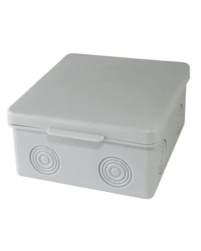 Коробка ОП 100х100х55мм, крышка, IP54, 8вх., без гермовводов (SQ1401-0813). Распаячная коробка. TDM ЕLECTRIC в Красноярске