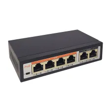 TI-204P, SIP коммутатор. Коммутатор с питанием по PoE. True-IP