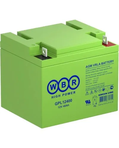 WBR GPL12400. Аккумулятор герметичный свинцово-кислотный. WBR в Красноярске