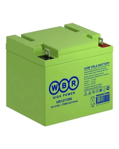 WBR HR12170W. Аккумулятор герметичный свинцово-кислотный. WBR в Красноярске