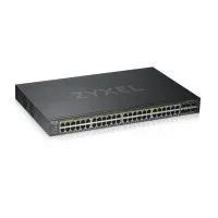 GS192048HPV2-EU0101F. Гибридный Smart коммутатор PoE+. ZYXEL
