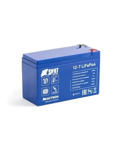 Skat i-Battery 12-7 LiFePo4 (645). Li-Ion аккумулятор. Бастион в Красноярске