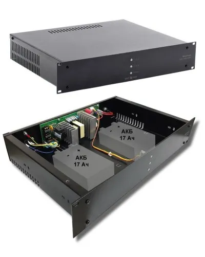 СКАТ-1200И7 RACK (СКАТ ИБП-12/5-2x17-RACK) (2142). Источник вторичного электропитания резервированный. Бастион в Красноярске