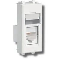 Розетка RJ-45 Avanti 1 модуль ванильная дымка (4405461): Розетка компьютерная