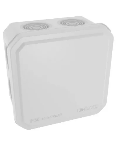 Коробка ответвительная с кабельными вводами IP55, 100х100х50 (53800). Коробка ответвительная. ДКС в Красноярске