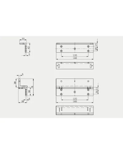L+Z кронштейн для EMC 1200 ALH. L+Z кронштейн для EMC 1200 ALH. dormakaba в Красноярске