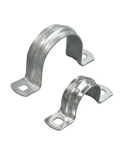 Скоба двухлапковая D50 с двумя отверстиями (50шт) (43650-50): Скоба оцинкованная в Красноярске