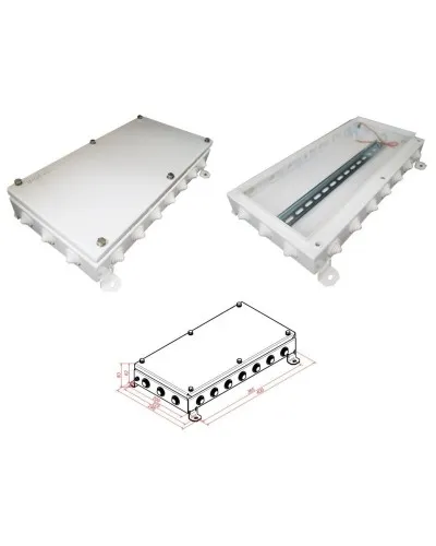 КМ IP55-2040. Коробка монтажная электротехническая. Гефест в Красноярске