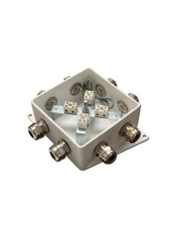 КМ-О (8к)-IP66-120х120, пять вводов: Коробка монтажная огнестойкая в Красноярске