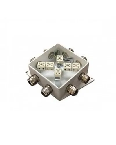 КМ-О (12к*10,0)-IP66-120х120, четыре ввода: Коробка монтажная огнестойкая в Красноярске