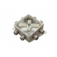 КМ-О (12к*10,0)-IP66-120х120, три ввода: Коробка монтажная огнестойкая