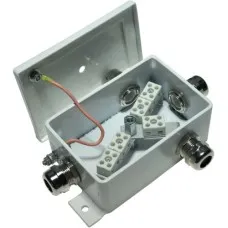 КМ-О (12к)-IP66-d, три ввода: Коробка монтажная огнестойкая