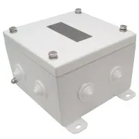 КМ-А-1515 IP55 со смотровым окном. Коробка монтажная распределительная. Гефест