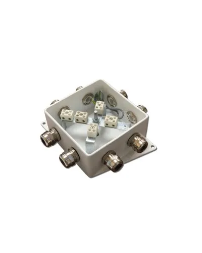 КМ-О (10к)-IP66-120х120, шесть вводов: Коробка монтажная огнестойкая в Красноярске