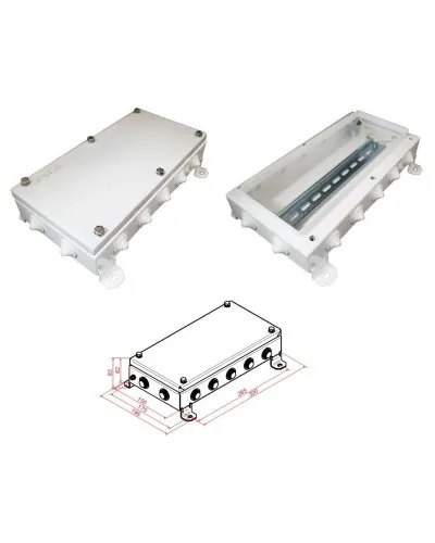КМ IP55-1530. Коробка монтажная электротехническая. Гефест в Красноярске