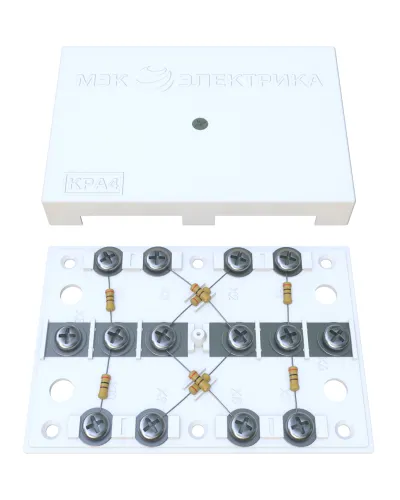 KRA-4 75 Om white (MEC42101). Коробка на 4 абонента. МЭК-Электрика в Красноярске