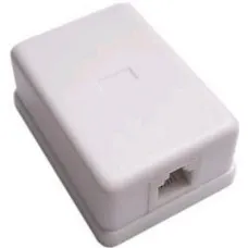 RJ-11-1 розетка, 1 выход (6Р4С): Розетка