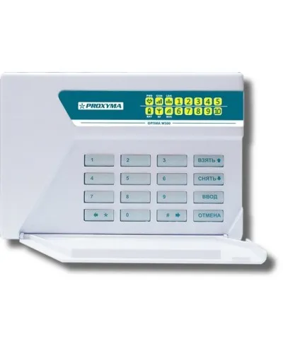 W500BL Optima. Объектовый прибор с встроенными GSM, РПП БРИЗ и Ладога-РК и проводными шлейфами. Проксима в Красноярске