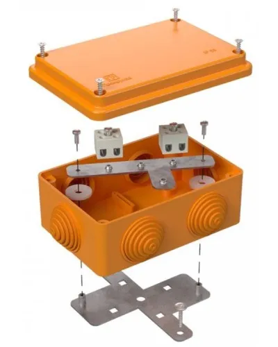 Коробка огнестойкая 120х80х50 (40-0340-FR6.0-4). Коробка огнестойкая для открытой установки. Промрукав в Красноярске