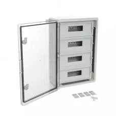 ЩРН-60 IP65 Корпус пластиковый распределительный прозрачная дверь 600х400х200 (PR08.26505). Корпус пластиковый. Промрукав