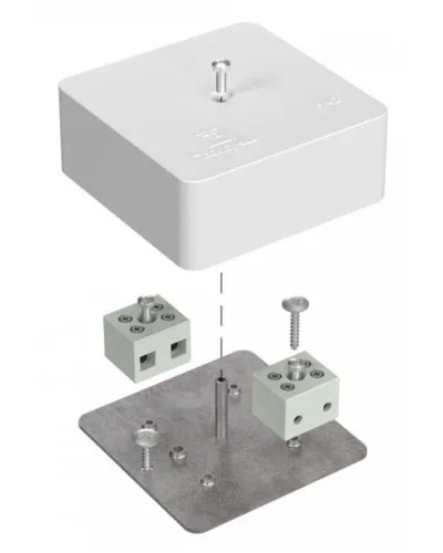Коробка огнестойкая 75х75х30 (40-0450-FR2.5-4). Коробка огнестойкая для открытой установки. Промрукав в Красноярске